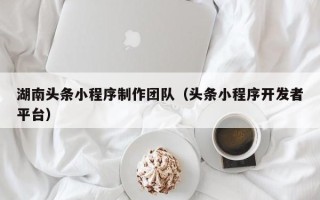 陆丰湖南头条小程序制作团队（头条小程序开发者平台）